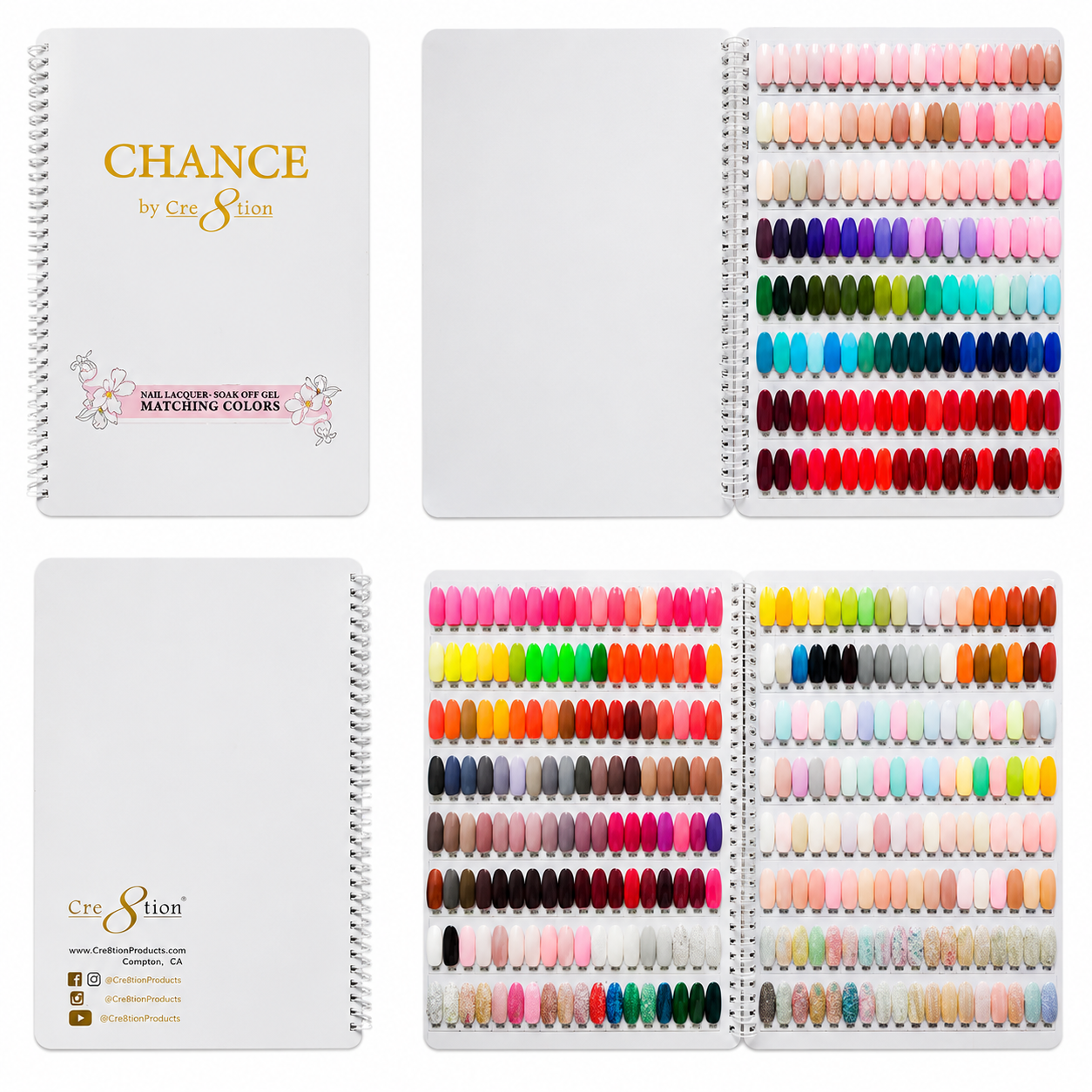 Chance Matching 3in1 Color Booklet, 442 Colors