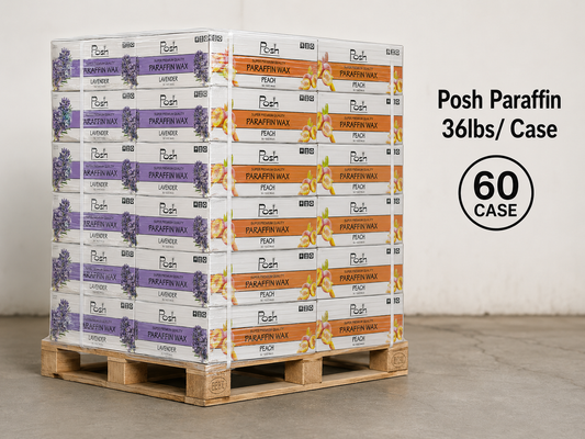 Posh Paraffin Premium Wax Treatment - Bulk Wholesale Pallet (60 Cases Full Pack)