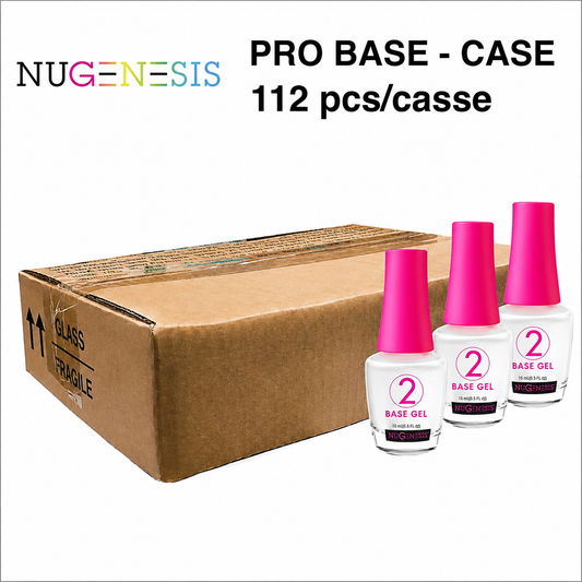 Nugenesis Dipping Liquid 0.5oz, #02, GEL BASE (Pink Cap) (Packing: 112 pcs/case)