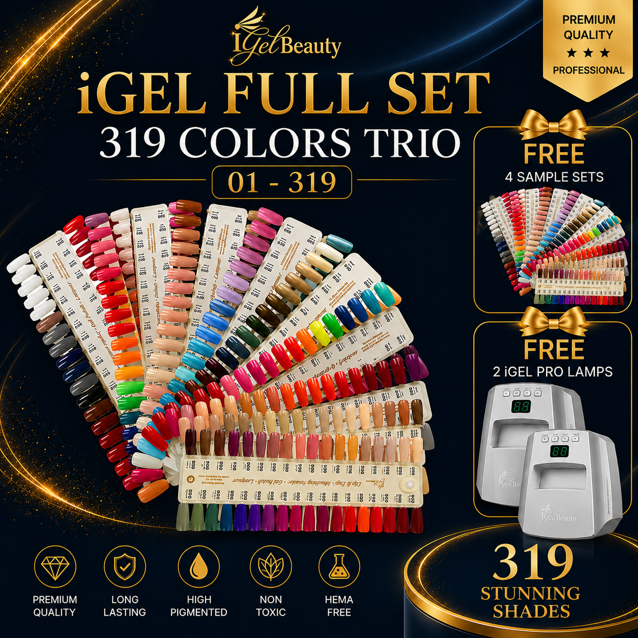iGel Full Set 319 Colors Trio 01 - 319