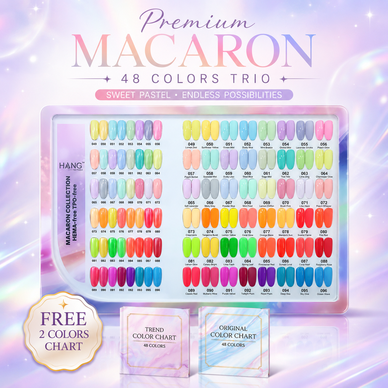 Premium Macaron 4in1 Collection 48 Colors ( 49-96 )