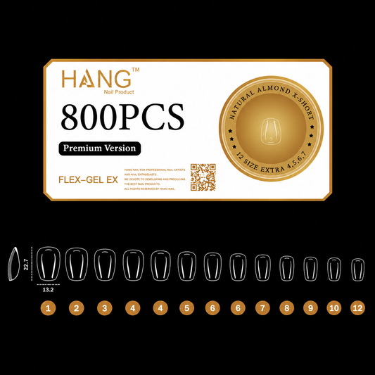 HANG TIP FLEX-GEL EX - ALMOND X-SHORT Buy 5 Get 1 Free