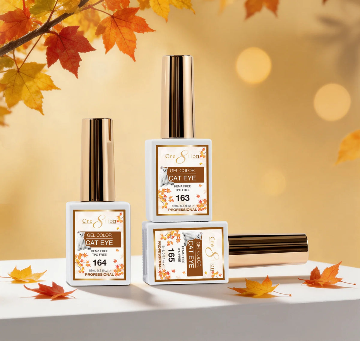 Cre8tion Cat Eye Gel Autumn Collection Kit - 24 Colors