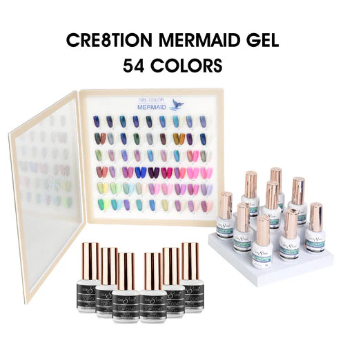 Cre8tion Mermaid Gel 0.5oz - Full Set 54 colors