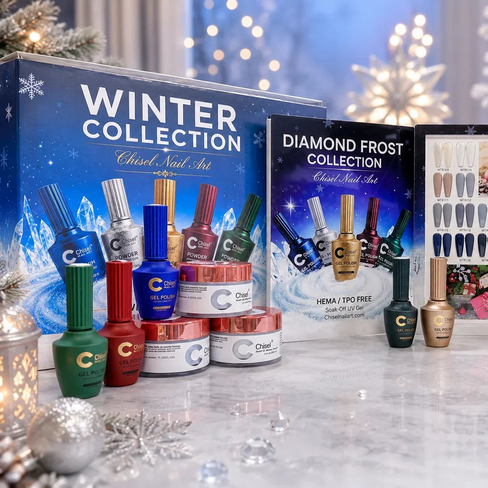 Chisel Diamond Frost Collection Gel & Powder - Set 36 Colors