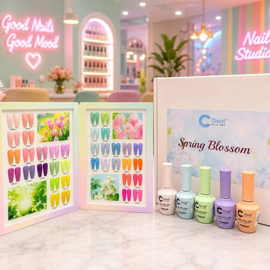 Chisel Spring Blossom Collection - Gel Polish Set (36 Colors, 0.5 oz / 15ml each)