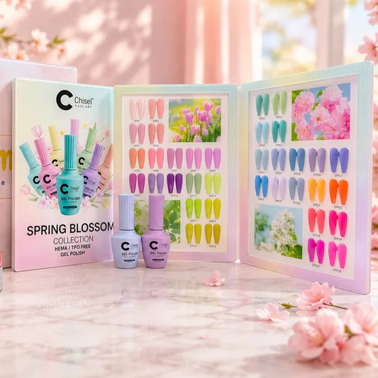Chisel Spring Blossom Collection - Gel Polish Set (36 Colors, 0.5 oz / 15ml each)