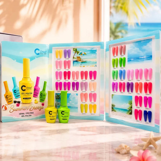 Chisel Summer Breeze Collection - Gel Polish Set (36 Colors, 0.5 oz / 15ml each)