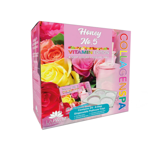 CollagenSpa 4 Step Pedi Tray Honey No. 5