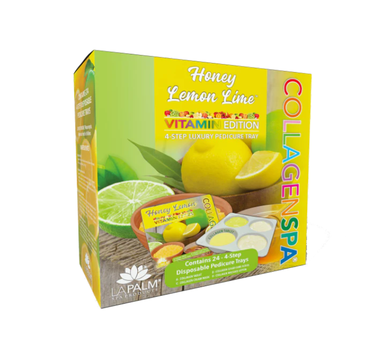 CollagenSpa 4 Step Pedi Tray Honey Lemon Lime