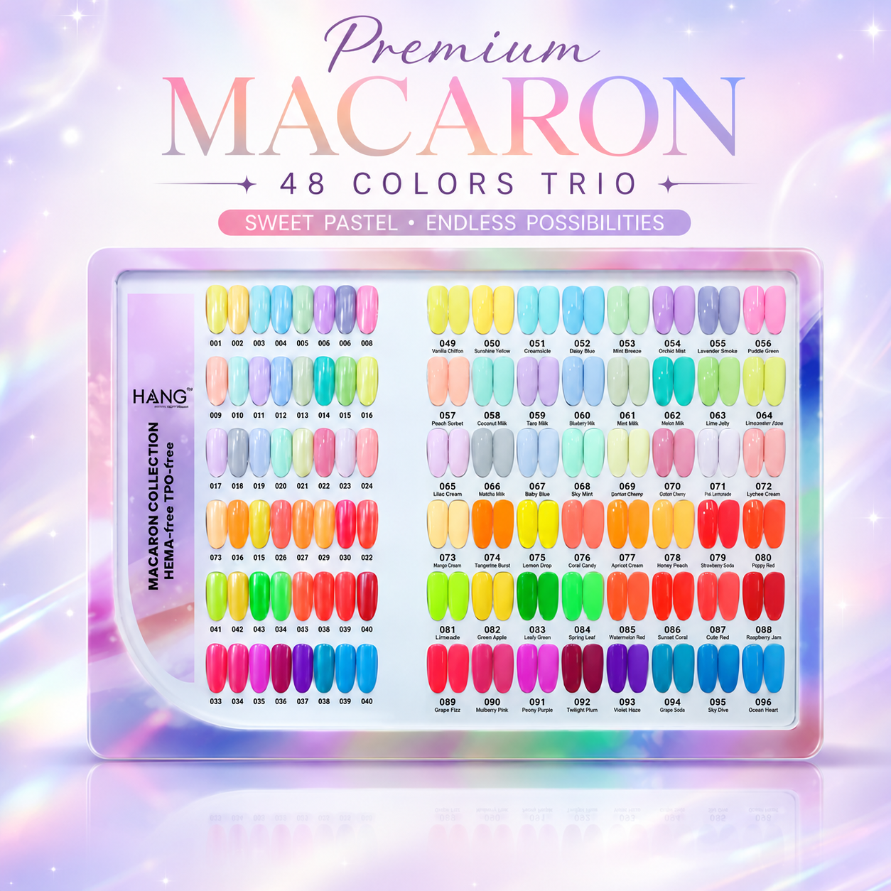 Hang Premium Macaron 4in1 Collection 48 Colors ( 49-96 )