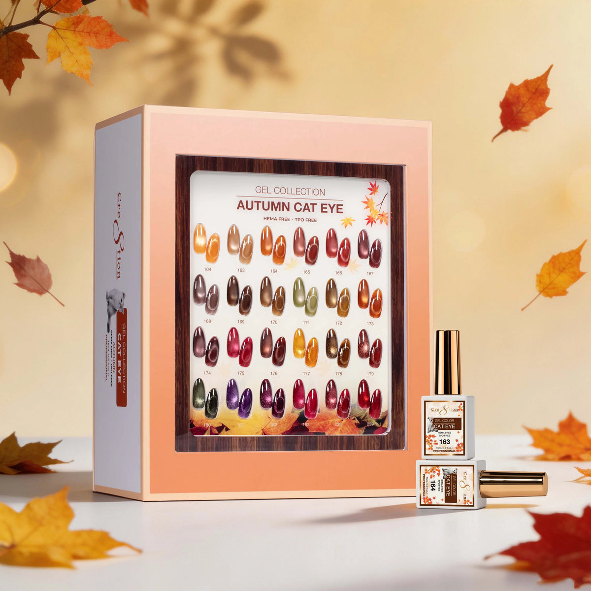 Cre8tion Cat Eye Gel Autumn Kit - 24 Colors