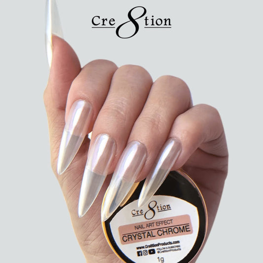 Cre8tion Chrome Nail Art Effect 1g - Crystal Chrome