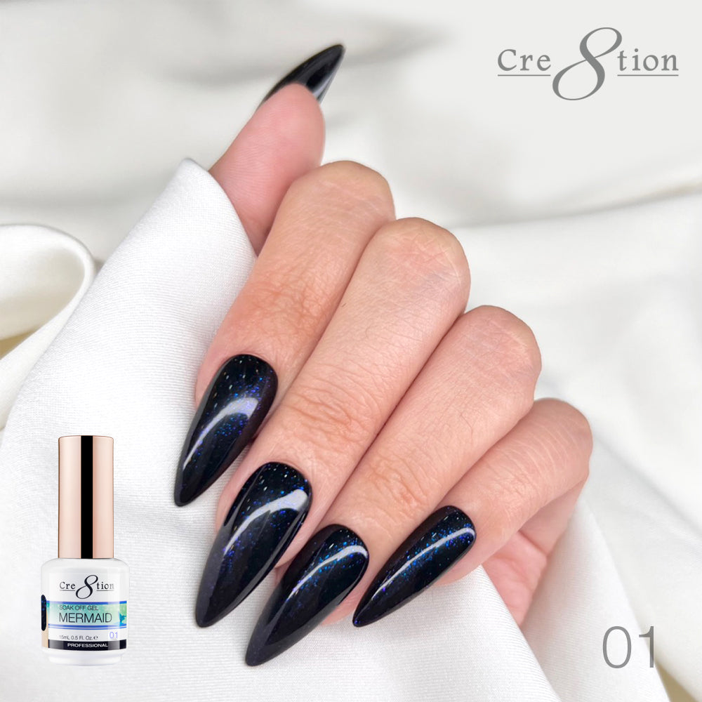 Cre8tion Mermaid Gel Polish - 01