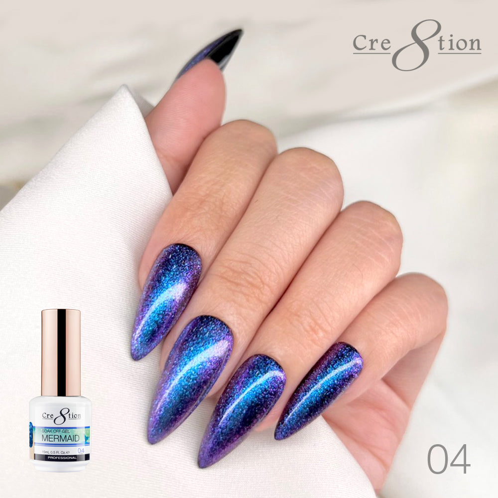 Cre8tion Mermaid Gel Polish - 04