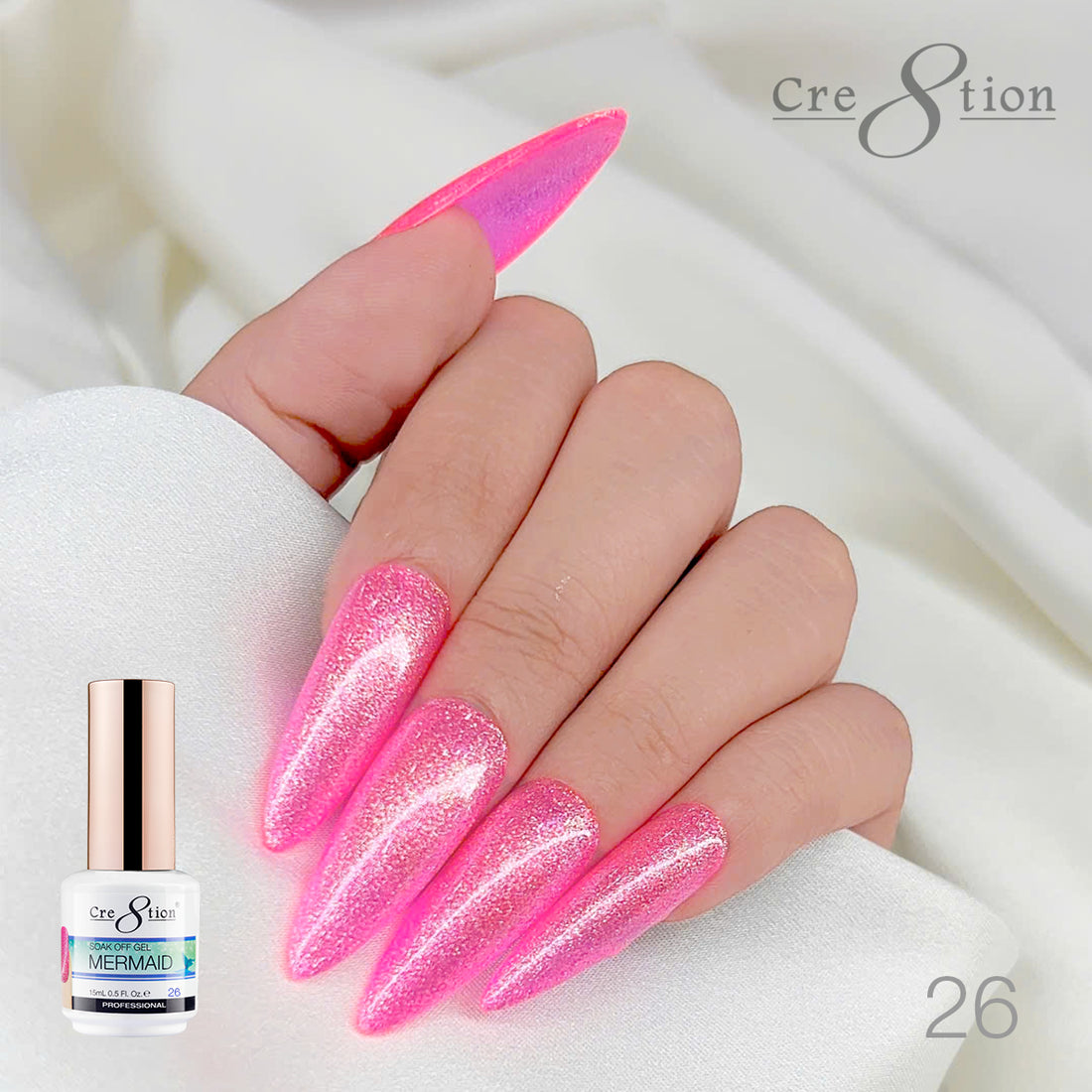 Cre8tion Mermaid Gel Polish - 26