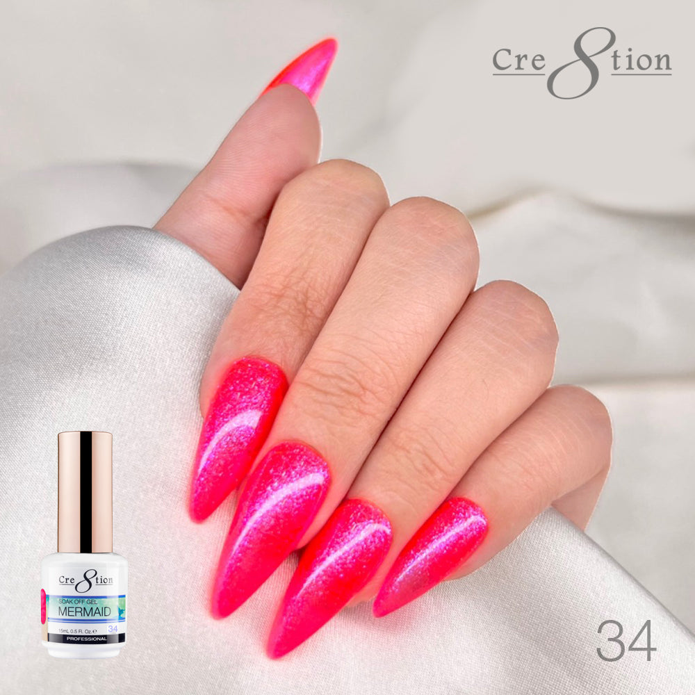 Cre8tion Mermaid Gel Polish - 34