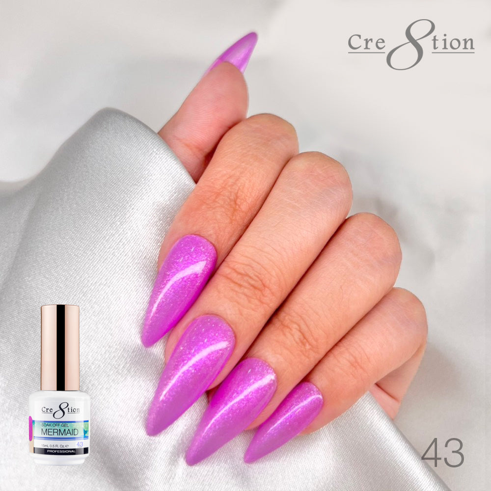 Cre8tion Mermaid Gel Polish - 43