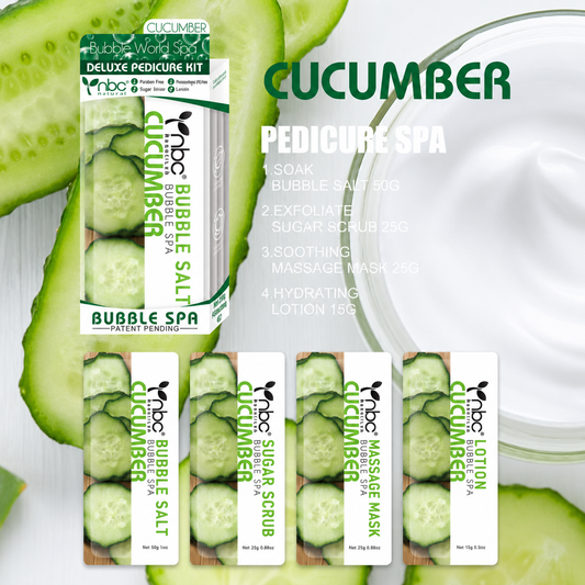 NBC Bubble World Spa 4 Steps – Cucumber (Case 50 Set)