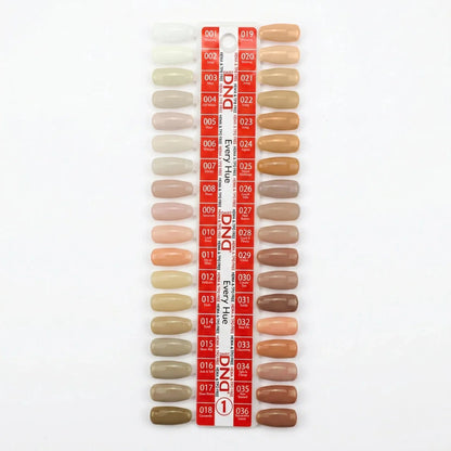DND Duo Matching Color (HEMA/TPO Free) - 36 Colors Board 1 - Every Hue (001 - 036)