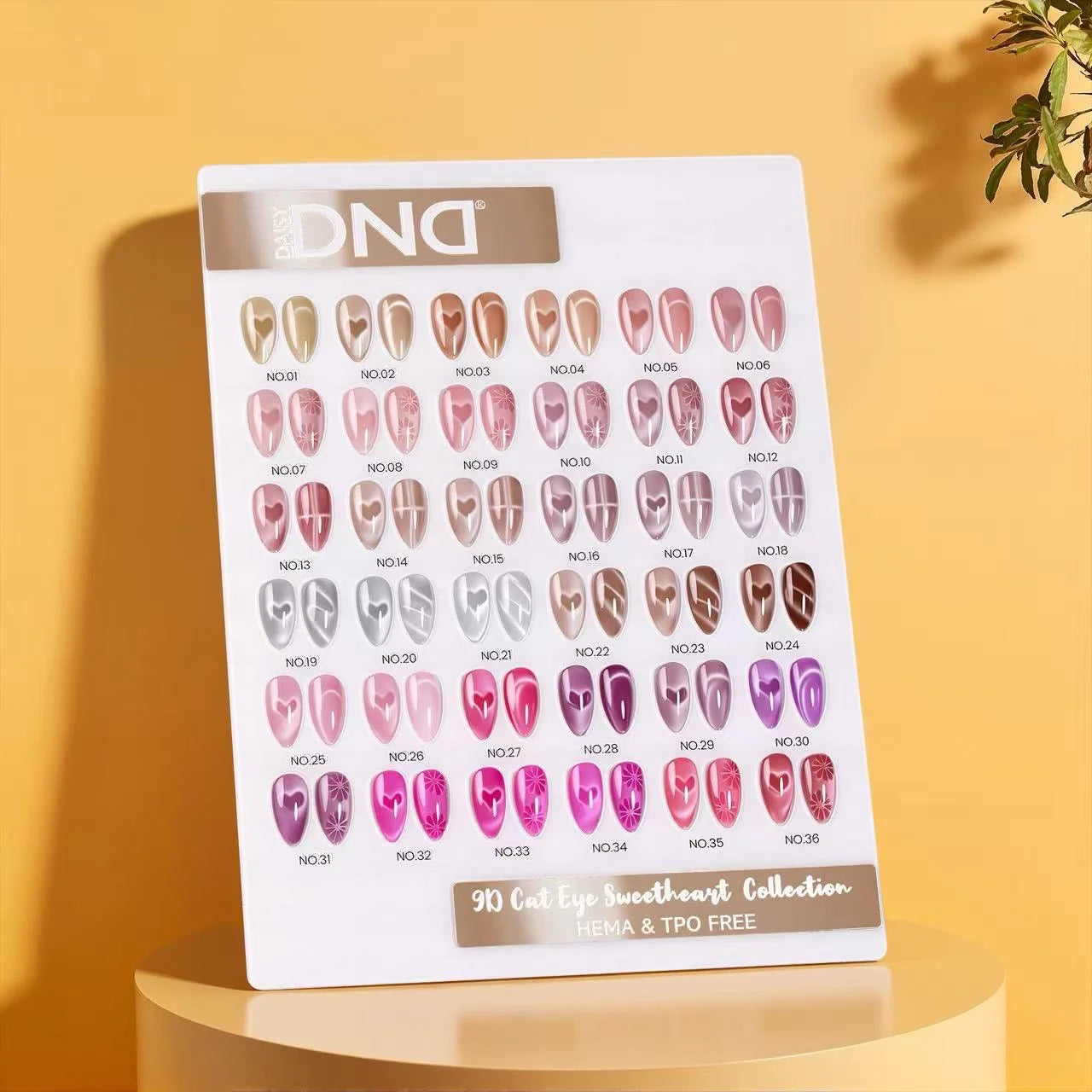 DND 9D Cat Eyes Sweetheart Collection 36 Colors | Professional HEMA & TPO Free