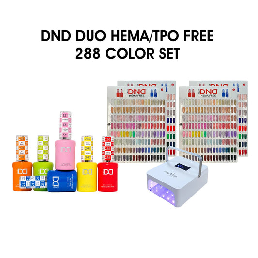 DND Matching Duo HEMA/TPO Free - Full Set 288 Colors Professional