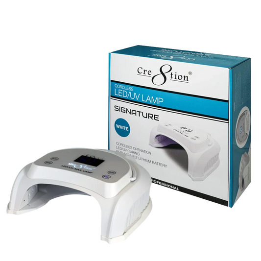 Cre8tion CORDLESS (Khong Day) Rechargable 48W Signature LED Lamp, WHITE