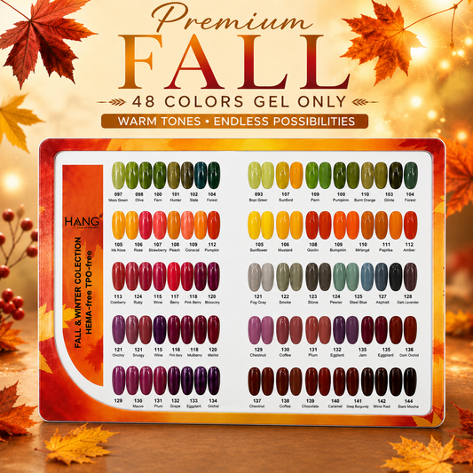 Hang Premium Fall Gel Polish Collection – 48 Colors (97–144)