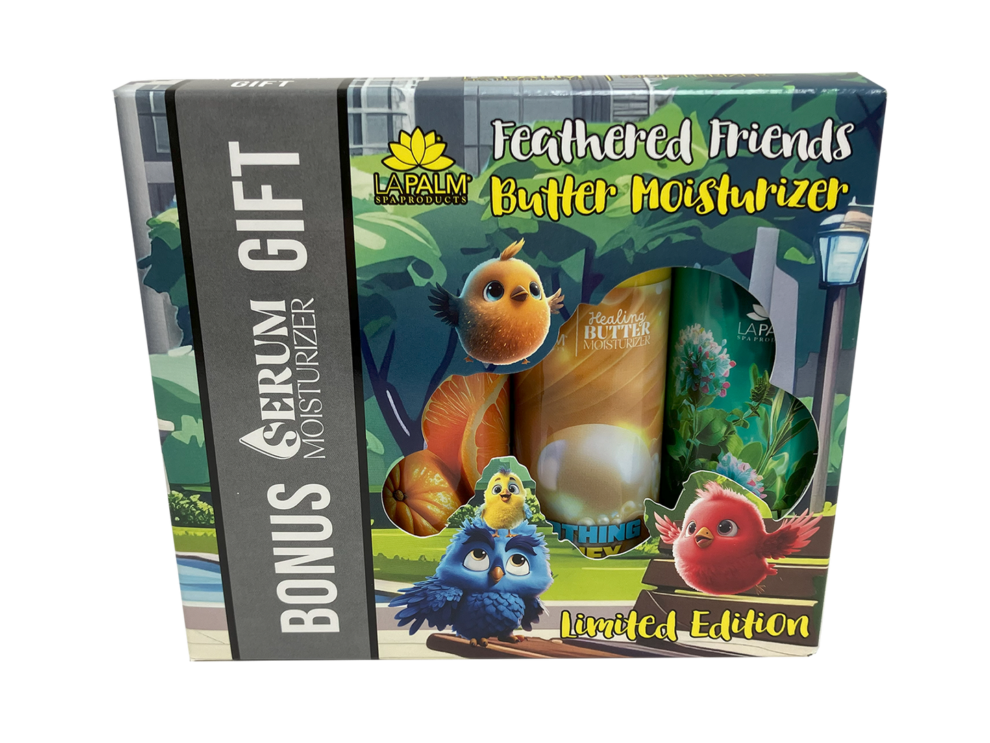 La palm Feathered Friends Butter Moisturizer