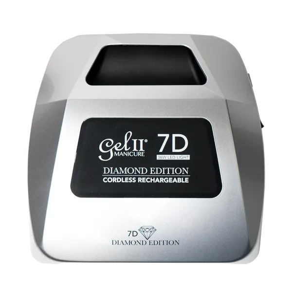 Gel II UV/LED CORDLESS Rechargable Lamp, 7D Diamond
