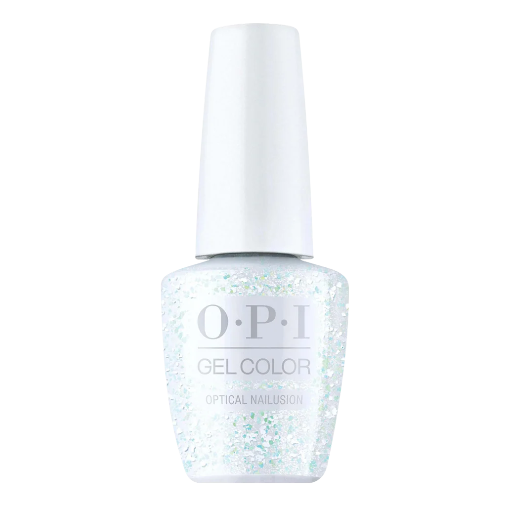 OPI Gelcolor, High Definition Glitter 2020 Collection, E01, Optical Nailusion, 0.5oz