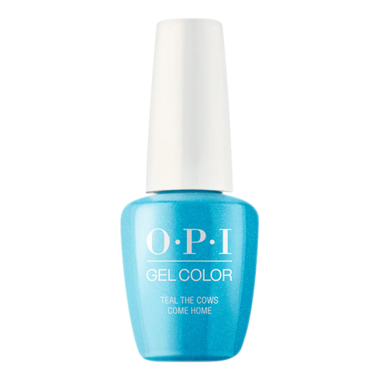 OPI GelColor, Make It Iconic Collection, B54, Teal The Cows Come Home, 0.5oz