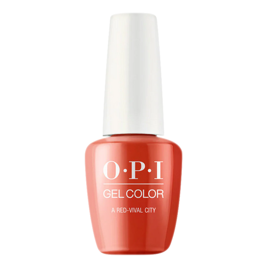 OPI GelColor, Lisbon Collection, L22, A Red-vival City, 0.5oz
