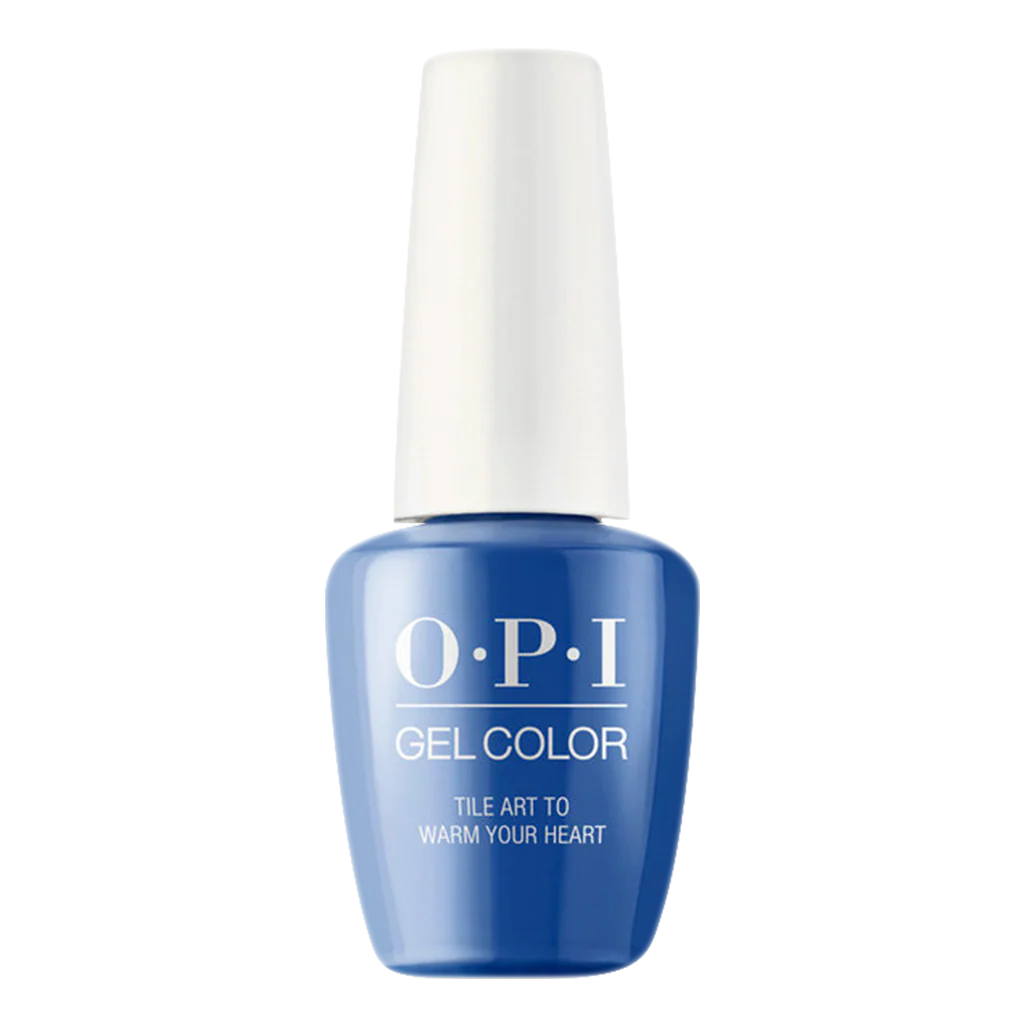 OPI GelColor, Lisbon Collection, L25, Tile Art to Warm Your Heart (Available 3 IN 1), 0.5oz