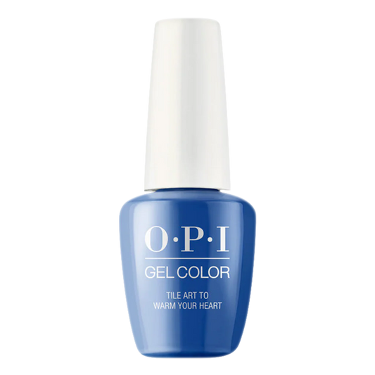 OPI GelColor, Lisbon Collection, L25, Tile Art to Warm Your Heart (Available 3 IN 1), 0.5oz