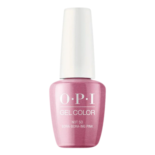 OPI GelColor, Make It Iconic Collection, S45, Not So Bora-Bora-Ing Pink, 0.5oz