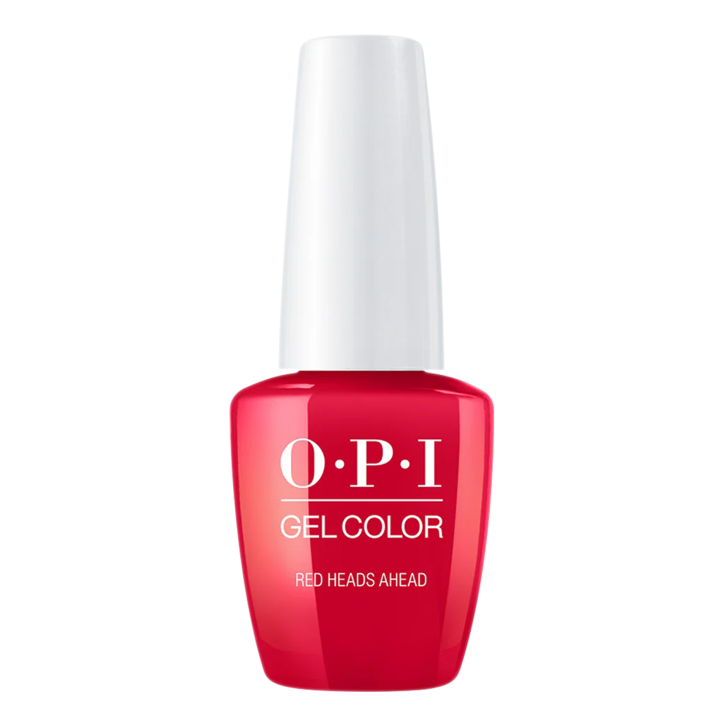 OPI Gelcolor, Scotland Fall 2019 Collection, U13, Red Heads Ahead (Available 3 IN 1), 0.5oz