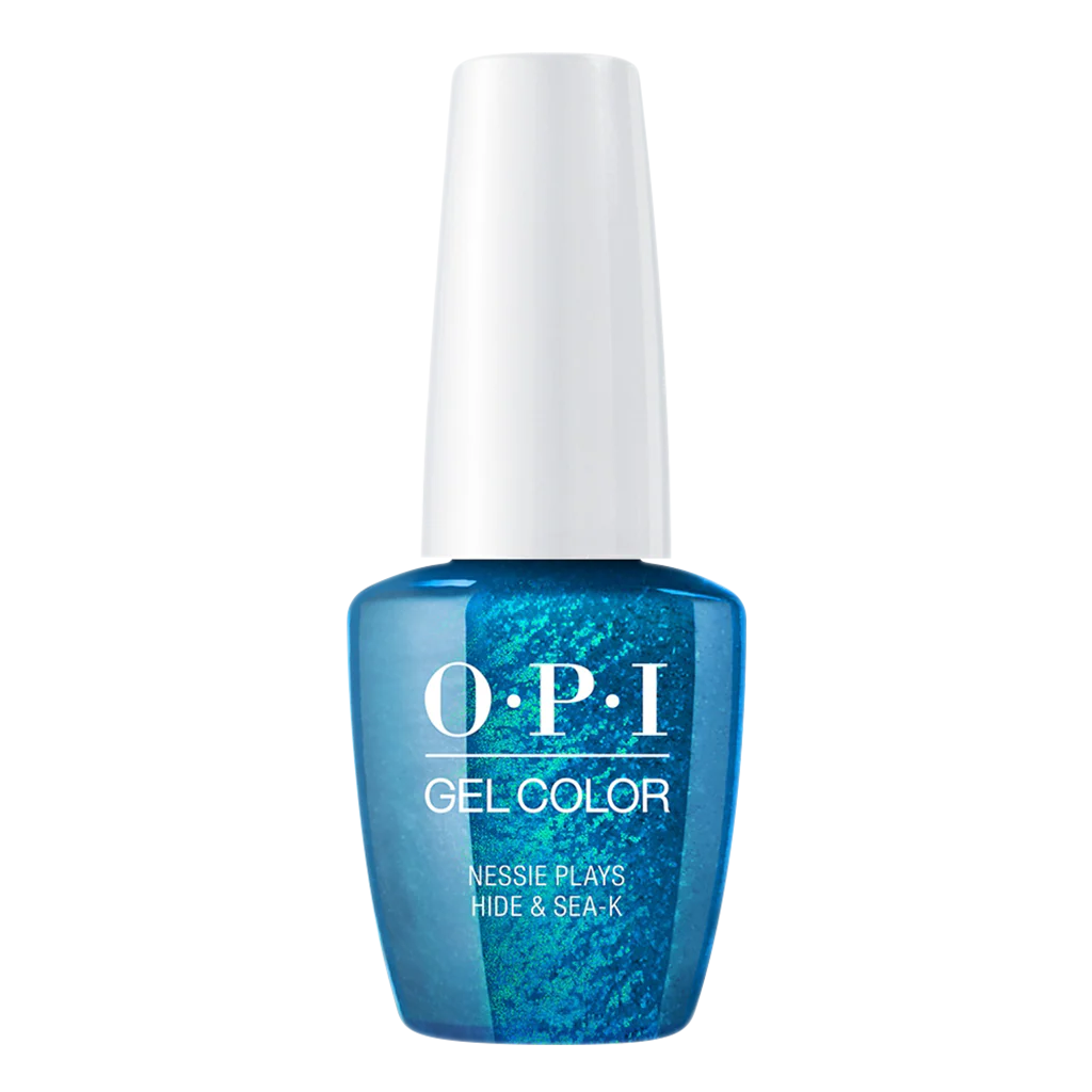 OPI Gelcolor, Scotland Fall 2019 Collection, U19, Nessie Plays Hide & Sea-K, 0.5oz