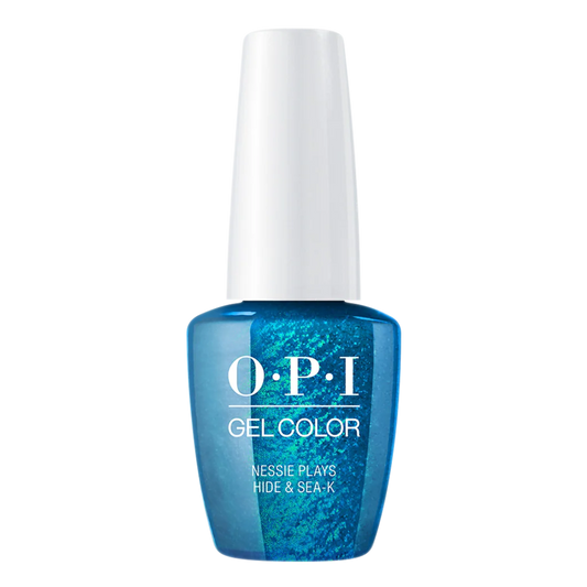 OPI Gelcolor, Scotland Fall 2019 Collection, U19, Nessie Plays Hide & Sea-K, 0.5oz