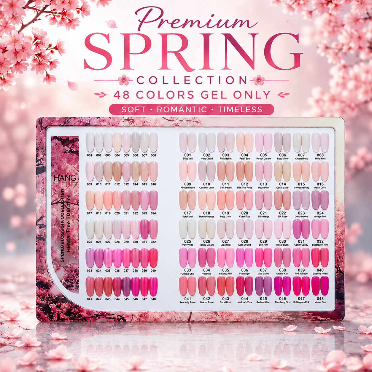 Hang Spring Platinum Gel Polish Collection – 48 Colors (01–48)