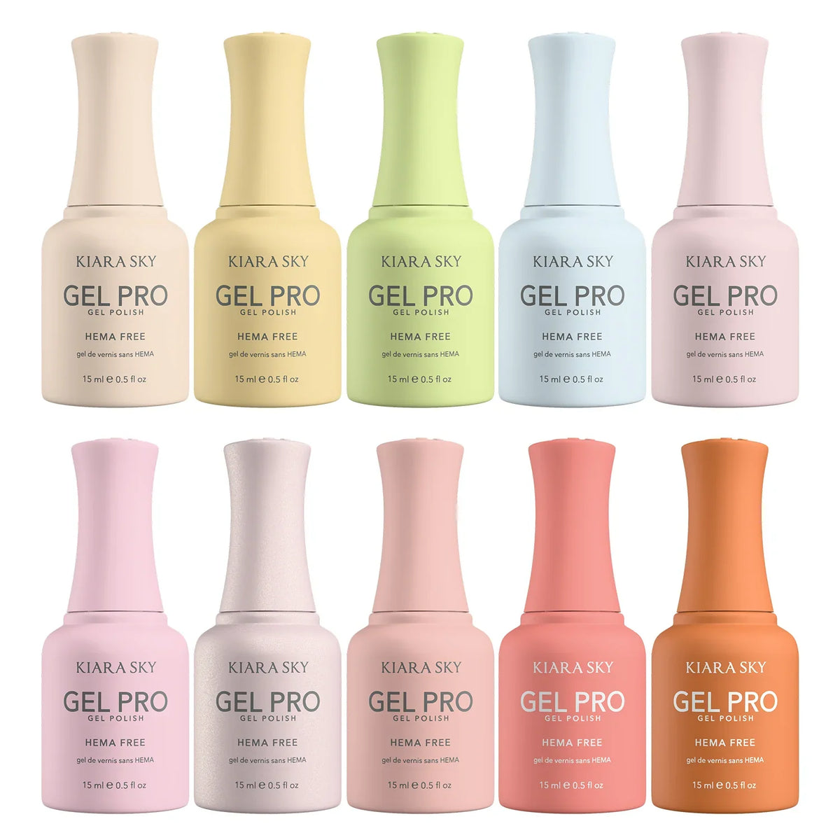 Kiara Sky Gel Pro 0.5oz - Spring Collection - 10 Colors