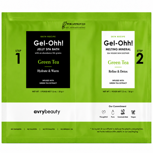 Gel-Ohh Jelly Spa Bath - Green Tea (Case 120Pcs)