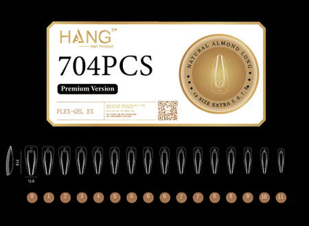 HANG TIP FLEX-GEL EX - ALMOND LONG