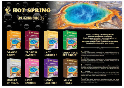 Hot Spring Tropical Garden 5-Step Spa Pedicure Kit – Case 40 Boxes