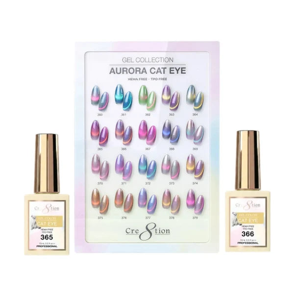 Cre8tion Cat Eye Kit - AURORA (20 colors) Collection (240-269)