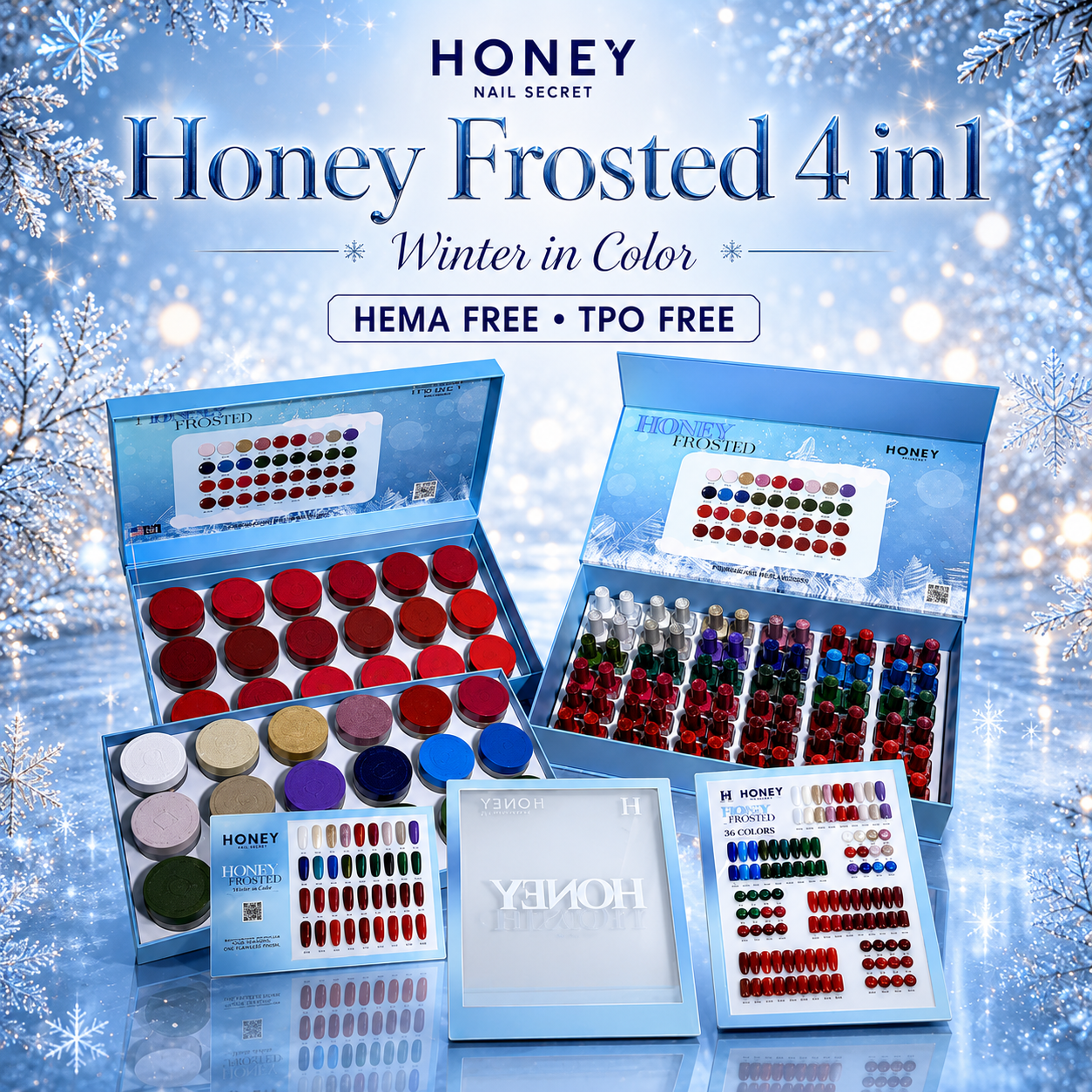 Honey Four Seasons Collection 144 Colors 4in1