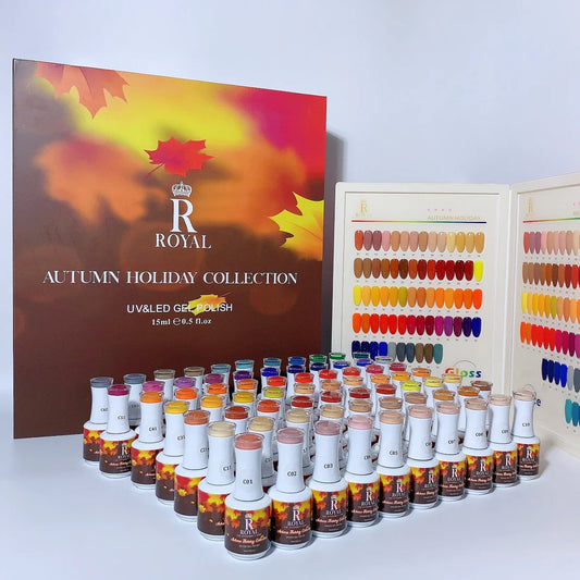 Royal Autumn Gel Polish Set – 72 Colors