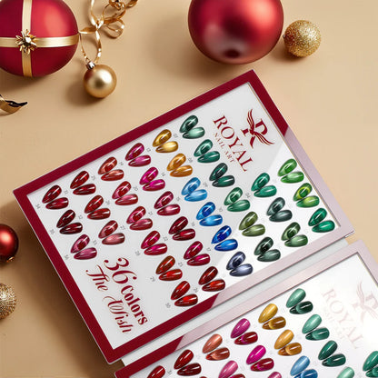 The Wish Cat Eye Gel Collection – 36 Colors | Magnetic Shimmer Nail Polish Set