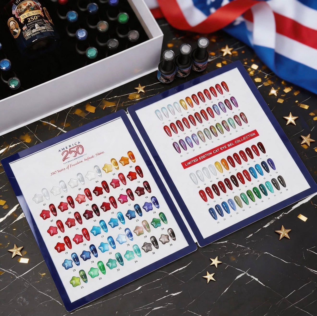 Royal Limited Edition Cat Eye Bel 36 Colors Collection | Luxury Magnetic Gel Polish Master Studio Set