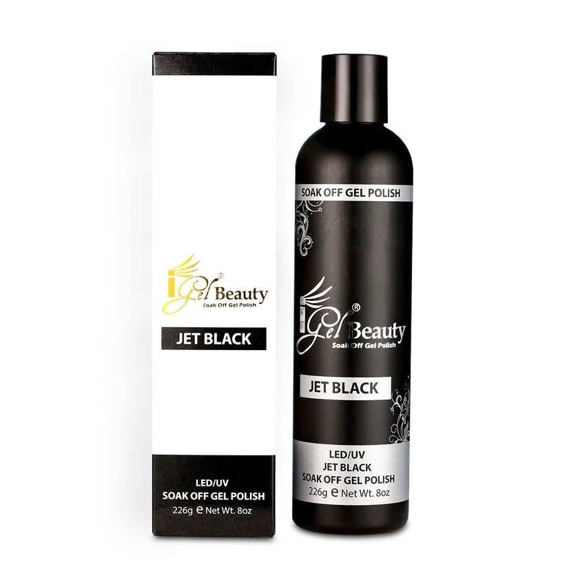 iGel Jet Black 8oz Refill - Buy 1 Get 12 Size 0.5oz Free